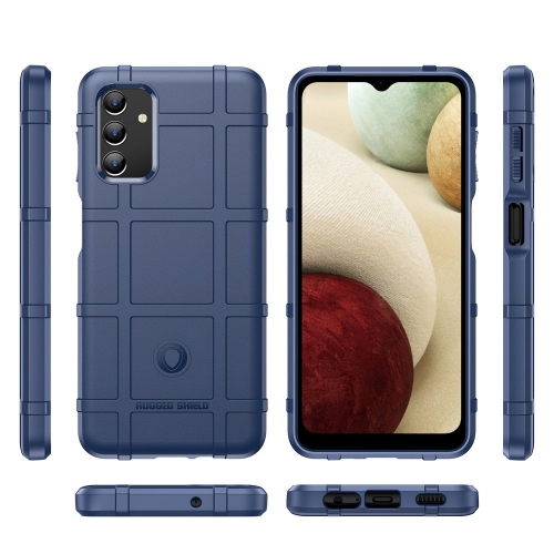 Удароустойчив Калъф Grid за Samsung Galaxy A13 5G / A04s 4G, Син