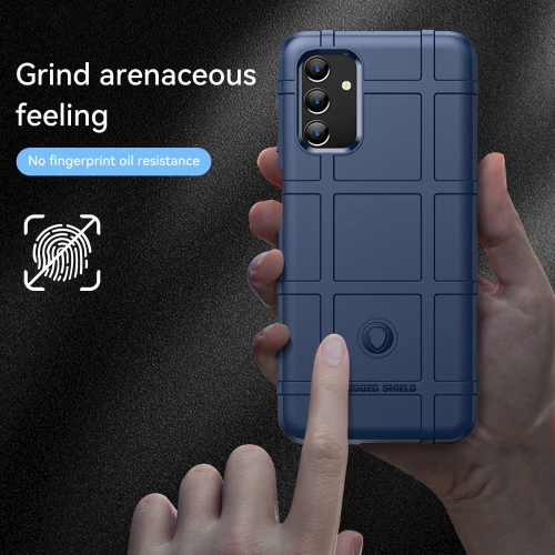 Удароустойчив Калъф Grid за Samsung Galaxy A13 5G / A04s 4G, Син
