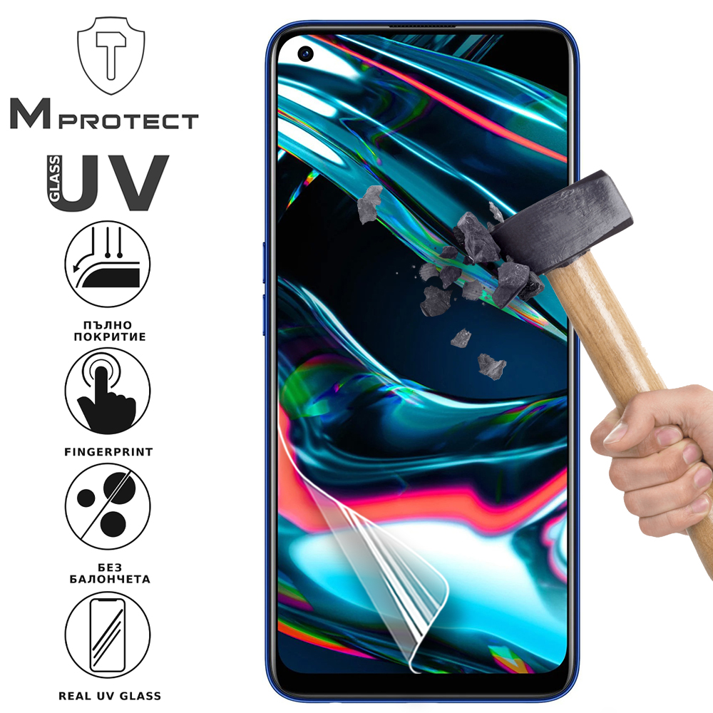 Хидрогел протектор UV Nano Glass за Realme 7 Pro, front shell