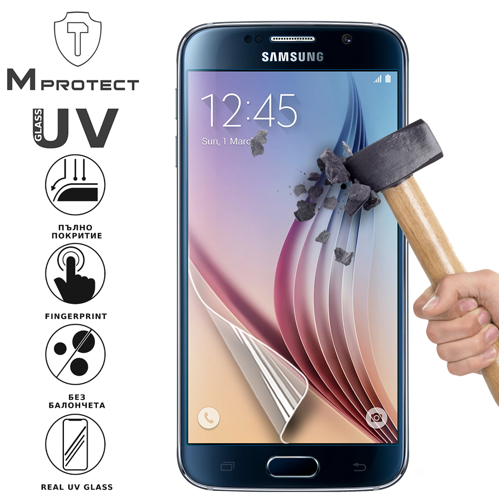 Хидрогел протектор UV Nano Glass за Samsung Galaxy S6, front shell
