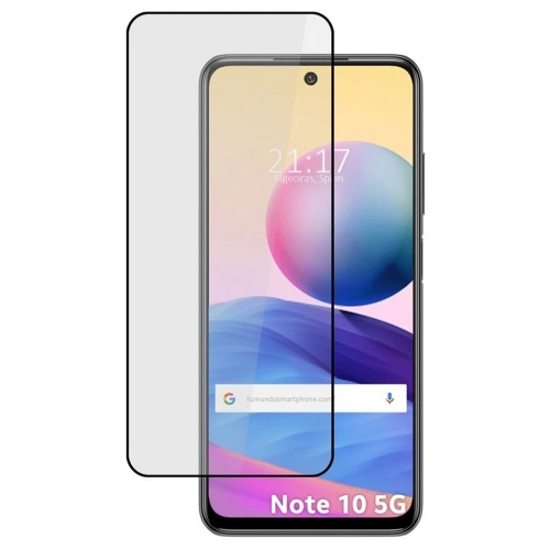Стъклен Протектор Full Glue 5D за Xiaomi Redmi Note 10 5G, черен