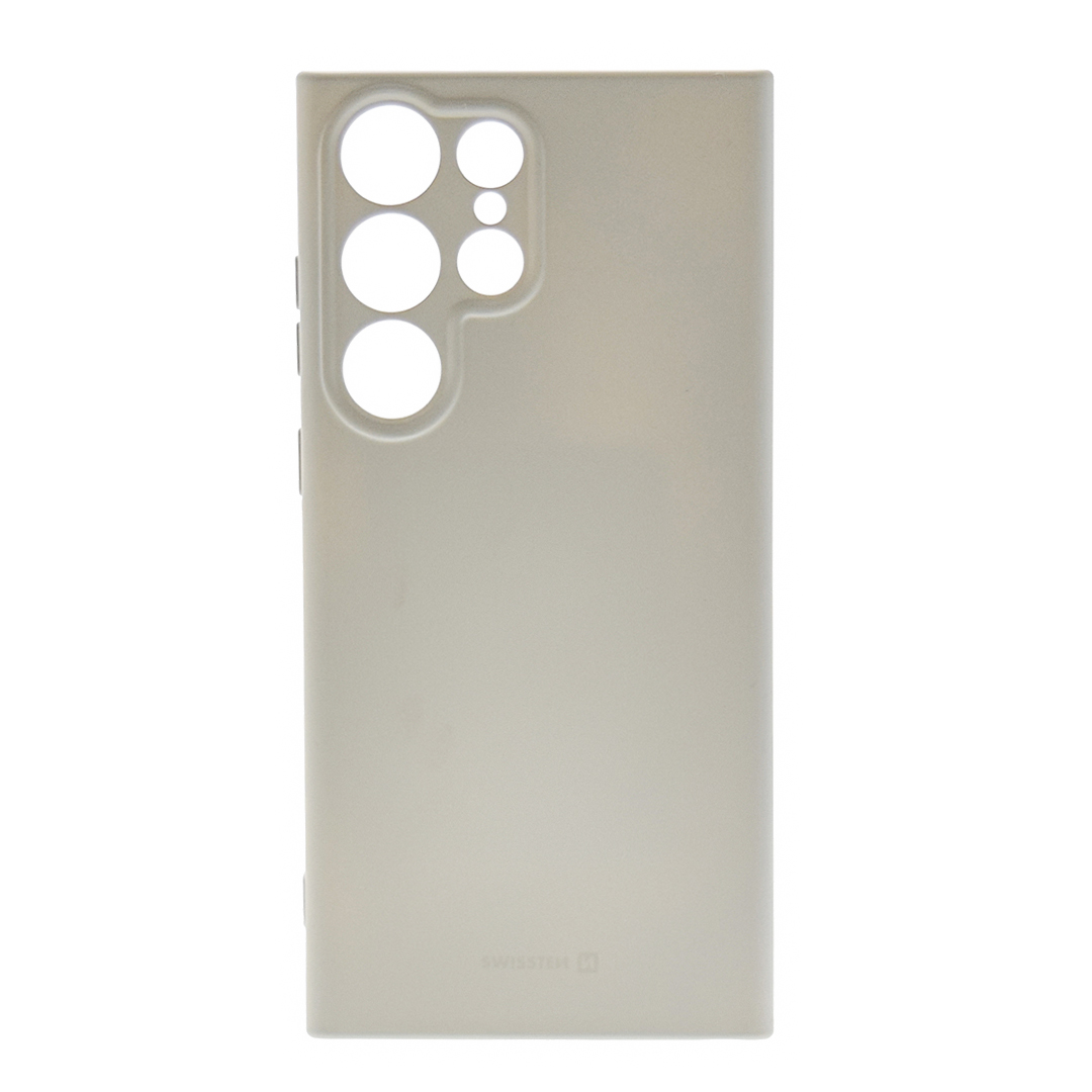 Силиконов калъф Swissten SOFT JOY CASE за Samsung Galaxy S23 Ultra, сив