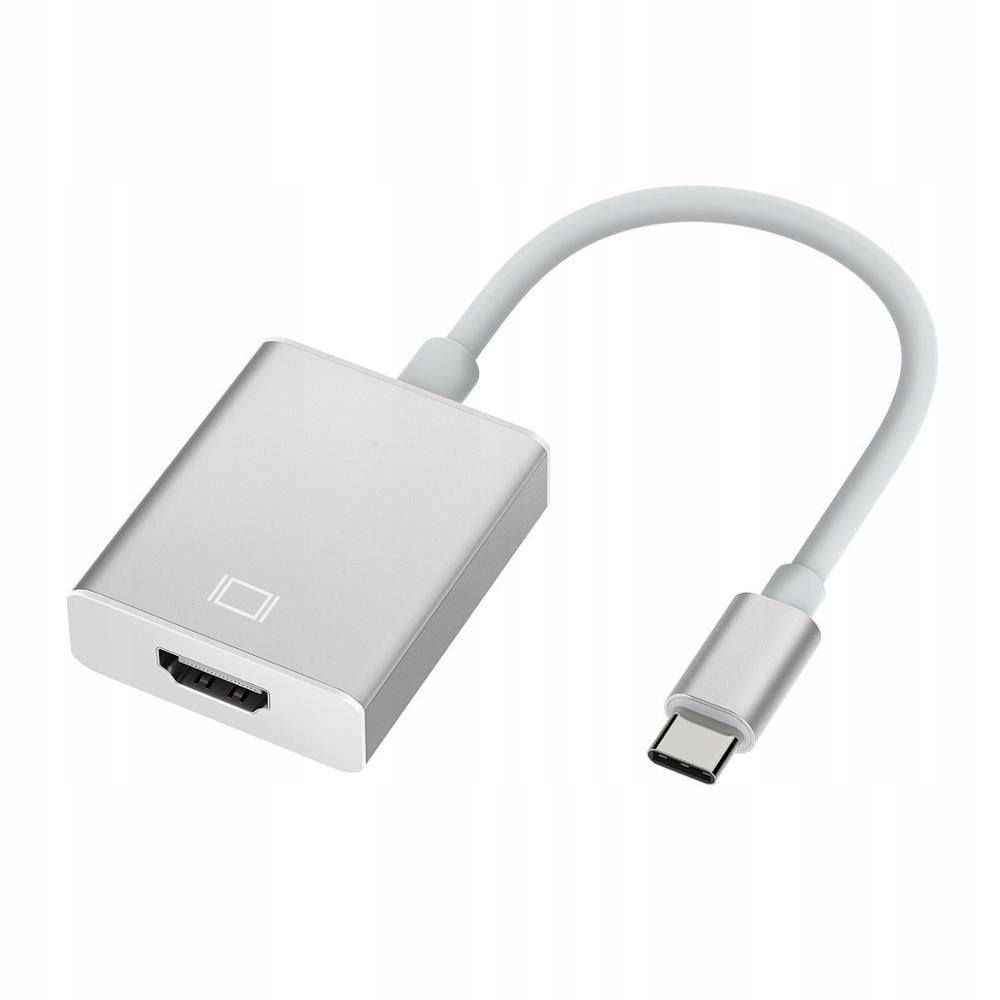 Адаптер Type C към HDMI 4K x 2K, Metal 0,25 m, бял
