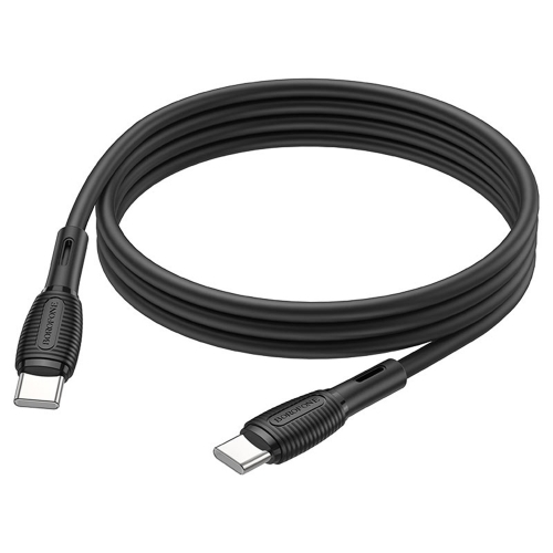 Кабел BOROFONE BX86 Advantage Type C към Type C, 60W, 1M, черен