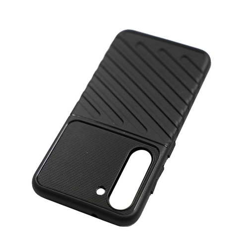 Силиконов калъф Thunder за Samsung Galaxy S23, черен