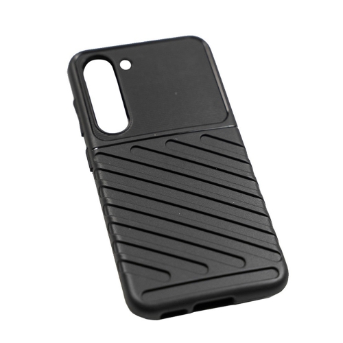 Силиконов калъф Thunder за Samsung Galaxy S23 Plus, черен