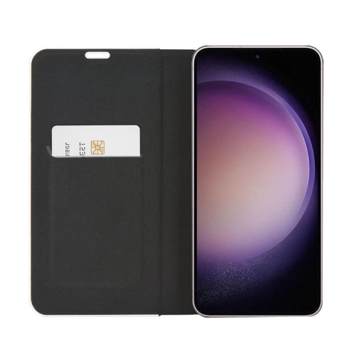 Калъф Тефтер Carbon Luna за Samsung Galaxy S23 Plus, черен