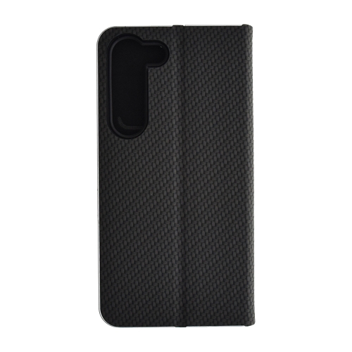 Калъф Тефтер Carbon Luna за Samsung Galaxy S23 Plus, черен