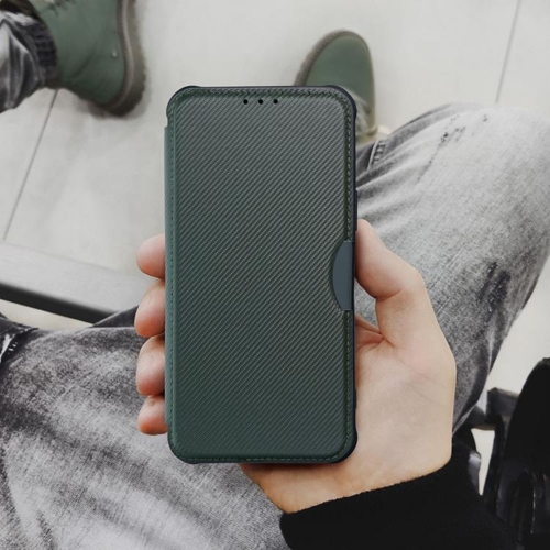 Калъф Тефтер Razor Book за Samsung Galaxy S23, тъмно зелен