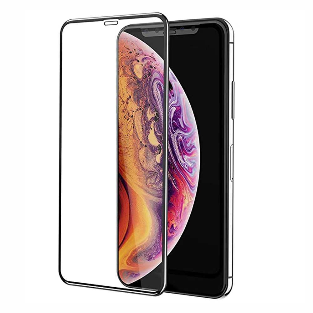 Стъклен протектор Veason 6D Pro Full Glue за iPhone X / iPhone XS / 11 Pro, Черен
