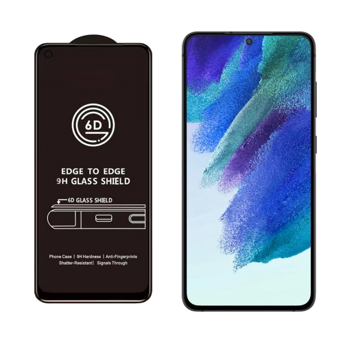 Стъклен протектор Veason 6D Pro Full Glue за Samsung Galaxy S21 FE, Черен