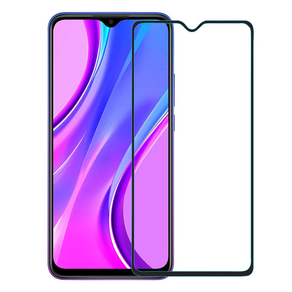 Стъклен протектор Veason 6D Pro Full Glue за Xiaomi Redmi 10A / 9A / 9C, Черен