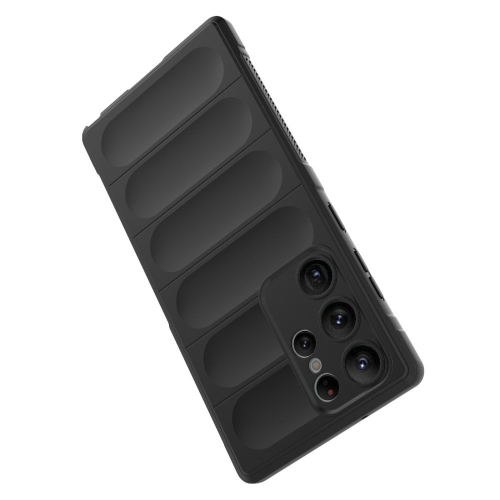 Силиконов калъф Wear-resistant за Samsung Galaxy S23 Ultra, черен