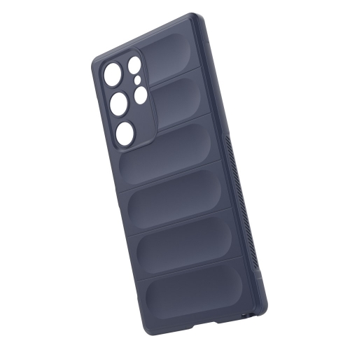 Силиконов калъф Wear-resistant за Samsung Galaxy S23 Ultra, тъмно син