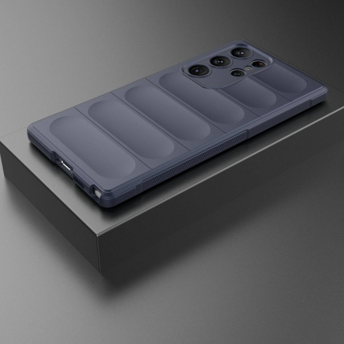 Силиконов калъф Wear-resistant за Samsung Galaxy S23 Ultra, тъмно син