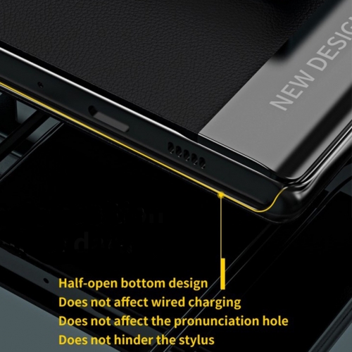 Калъф Тефтер Electroplating за Samsung Galaxy S23, черен