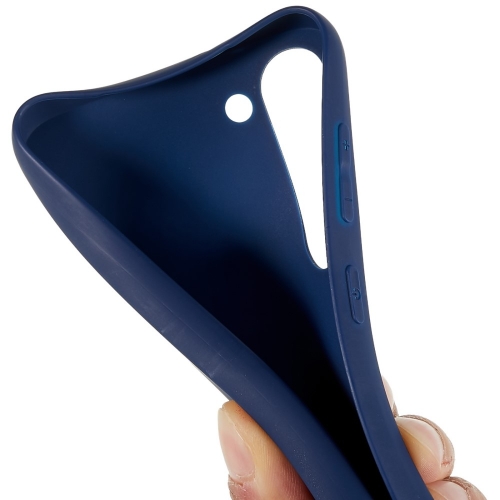 Силиконов калъф Matte за Samsung Galaxy S23, син