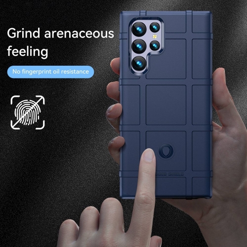 Удароустойчив Калъф Grid за Samsung Galaxy S23 Ultra, син