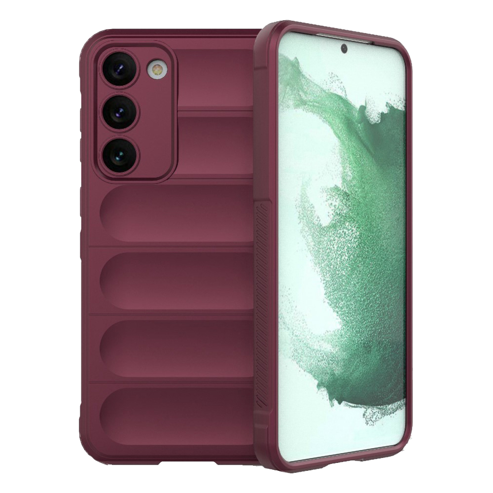 Силиконов калъф Wear-resistant за Samsung Galaxy S23 Plus, червен