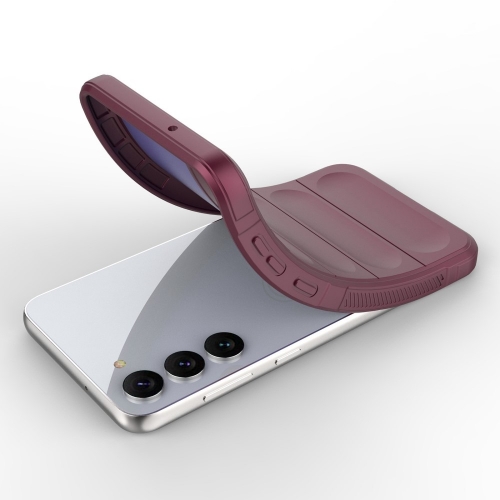 Силиконов калъф Wear-resistant за Samsung Galaxy S23 Plus, червен