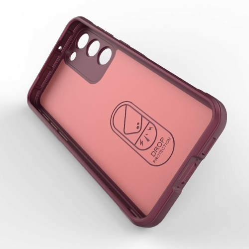 Силиконов калъф Wear-resistant за Samsung Galaxy S23 Plus, червен