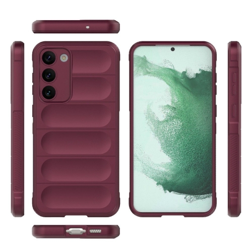 Силиконов калъф Wear-resistant за Samsung Galaxy S23 Plus, червен