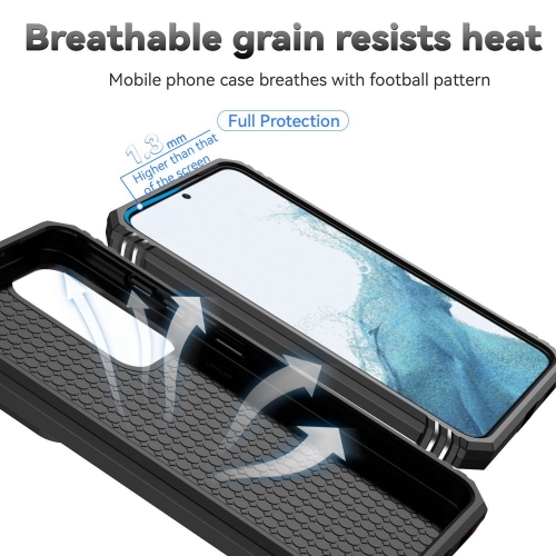 Удароустойчив калъф Slide Camera за Samsung Galaxy S23 Plus, с поставка, Черен