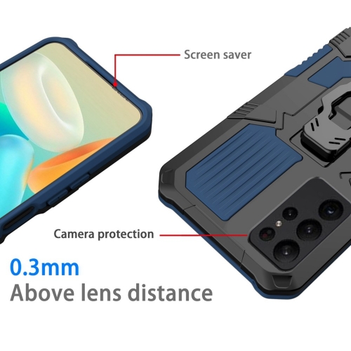 Удароустойчив калъф Kickstand за Samsung Galaxy S23 Ultra, Син
