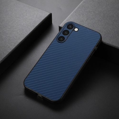Силиконов калъф Carbon за Samsung Galaxy S23 Plus, Син