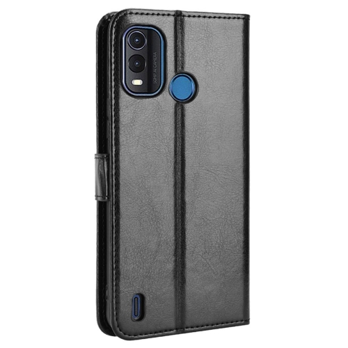 Калъф Тефтер Crazy Horse за Nokia G11 Plus, Черен