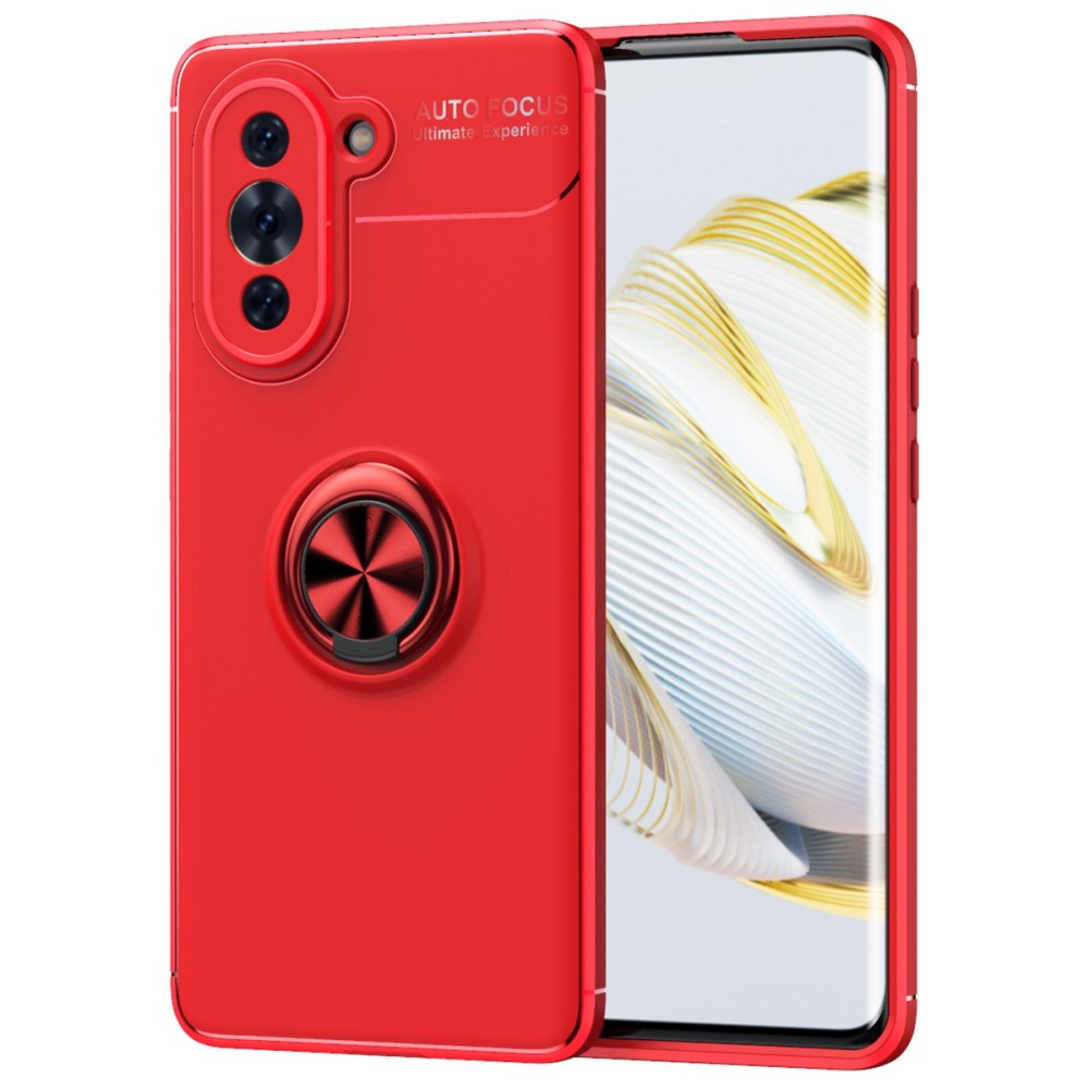Силиконов калъф Ring Magnetic за Huawei Nova 10 Pro 4G, Червен