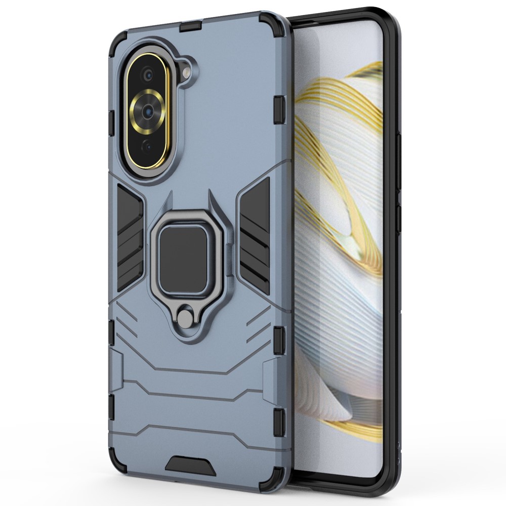 Удароустойчив Калъф Hybrid Cover за Huawei nova 10 Pro 4G, Ring Holder, Син