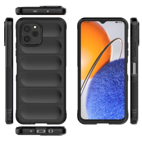 Силиконов калъф Wear-resistant за Huawei nova Y61 4G, Черен