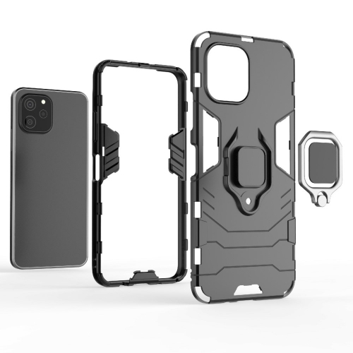 Удароустойчив Калъф Hybrid Cover за Huawei nova Y61 4G, Черен