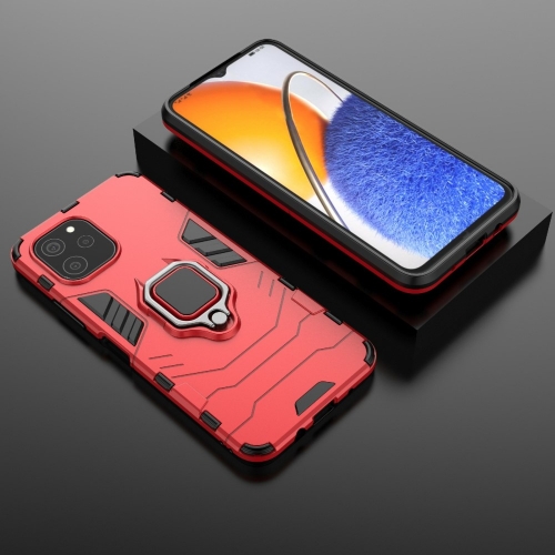 Удароустойчив Калъф Kickstand за Huawei nova Y61 4G, Червен