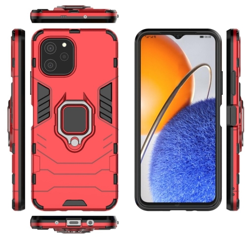 Удароустойчив Калъф Kickstand за Huawei nova Y61 4G, Червен