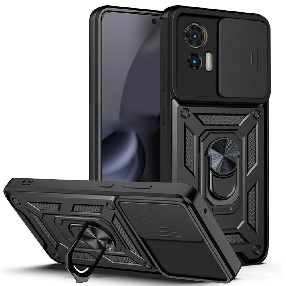 Удароустойчив калъф Slide Camera за Motorola Edge 30 Neo 5G  / Edge 30 Lite, Черен