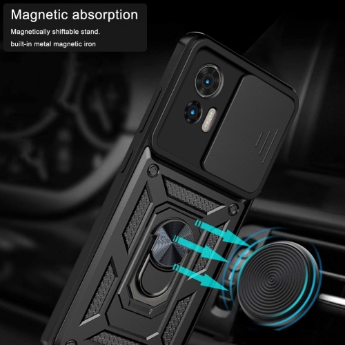 Удароустойчив калъф Slide Camera за Motorola Edge 30 Neo 5G  / Edge 30 Lite, Черен