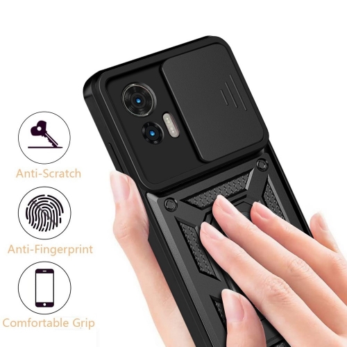 Удароустойчив калъф Slide Camera за Motorola Edge 30 Neo 5G  / Edge 30 Lite, Черен