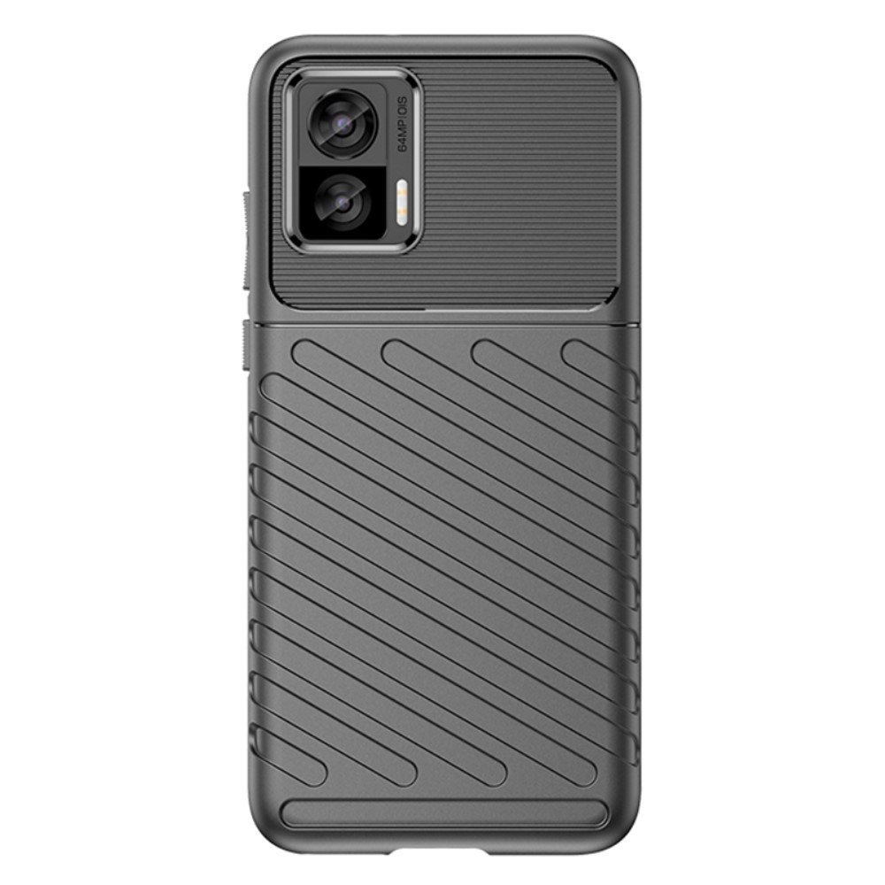 Силиконов калъф Thunder за Motorola Edge 30 Neo 5G, Черен