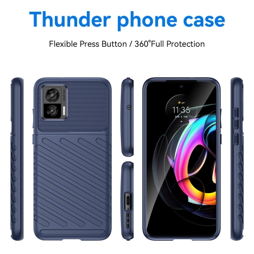 Силиконов калъф Thunder за Motorola Edge 30 Neo 5G, Син