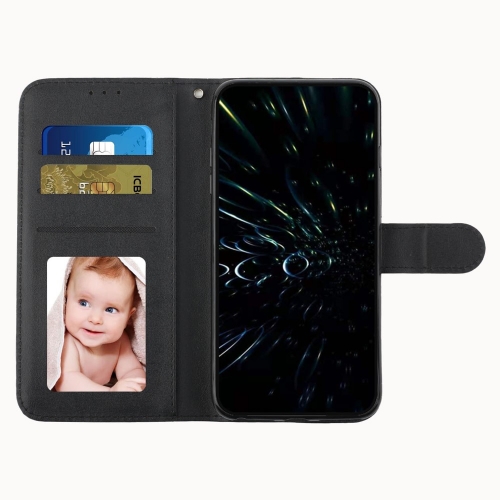 Калъф Тефтер Stitching Lines за Motorola Edge 30 Neo 5G, Черен