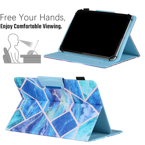 Калъф Тефтер Leather заTablet 10-inch, Сини Пеперуди