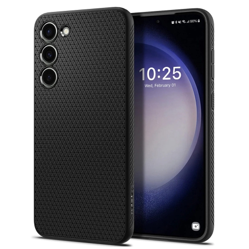 Удароустойчив Калъф Spigen Liquid Air за Samsung Galaxy S23 Plus, ACS05666, Matte, Черен