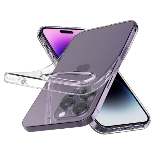 Силиконов калъф Spigen Liquid Crystal за iPhone 14 Pro Max, ACS04809, 8809811863406, Прозрачен