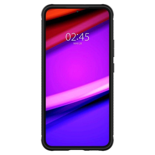 Калъф Spigen Rugger Armor за Samsung Galaxy S22, Матов, ACS03986, 8809811856033, Черен