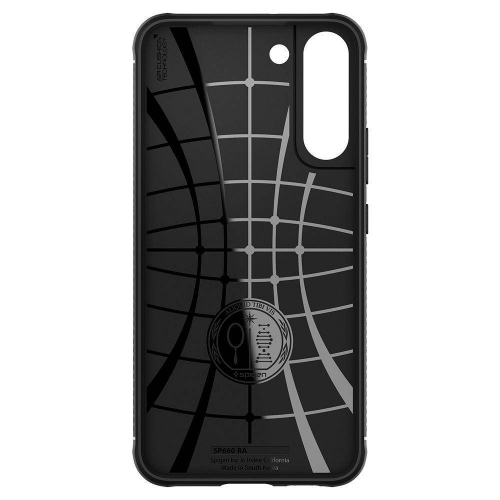 Калъф Spigen Rugger Armor за Samsung Galaxy S22, Матов, ACS03986, 8809811856033, Черен