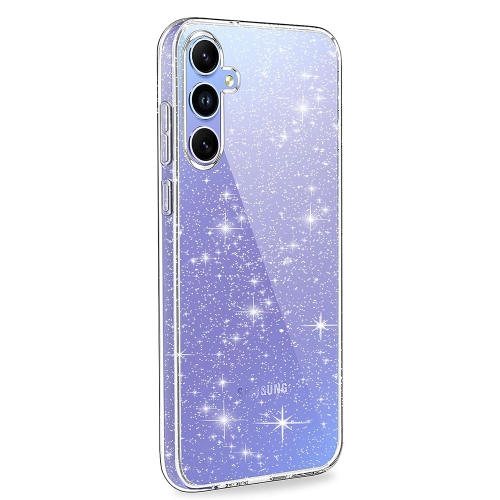 Силиконов калъф Crystal Glitter за Samsung Galaxy A34 5G, прозрачен