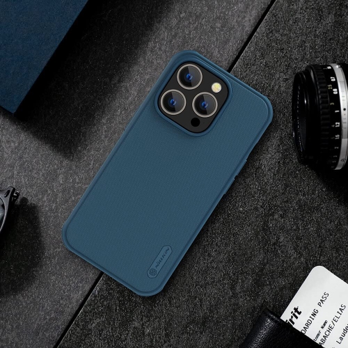 Калъф Nillkin за iPhone 14 Pro Max, Super Frosted, 6902048248182, Син