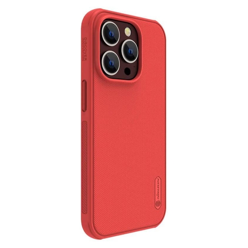 Калъф Nillkin за iPhone 14 Pro Max, Super Frosted, 6902048248199, Червен